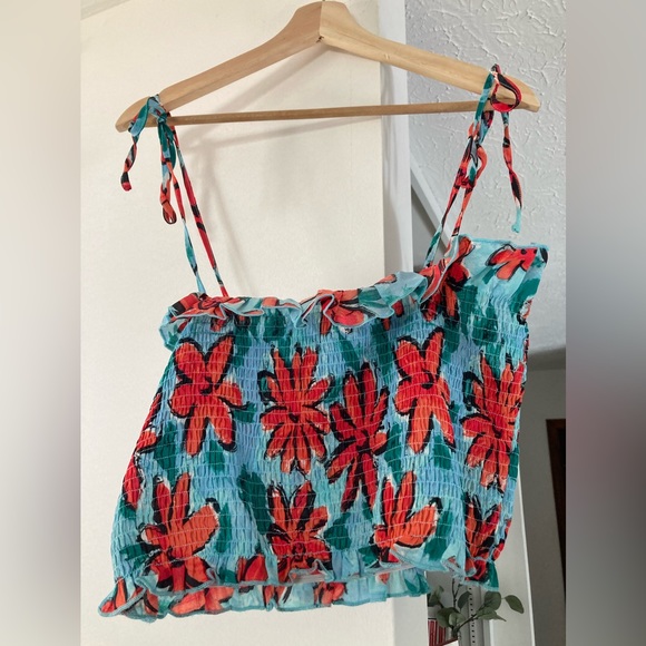 Floral ruffle two piece set - Picture 1 of 2